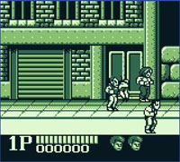 une photo d'Ã©cran de Double Dragon (Game Boy) sur Nintendo Game Boy